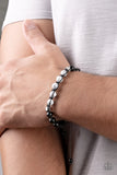 Vista Vision - White Bracelet - Paparazzi Accessories Bracelet Bedazzle Me Pretty Mobile Fashion Boutique