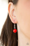 Viva Vivacious - Red Necklace - Paparazzi Accessories Necklace Bedazzle Me Pretty Mobile Fashion Boutique