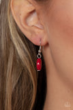 Vivacious Vanity - Red Necklace - Paparazzi Accessories Necklace Bedazzle Me Pretty Mobile Fashion Boutique