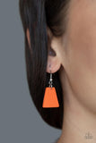 Vivaciously Versatile - Orange Necklace - Paparazzi Accessories Necklace Bedazzle Me Pretty Mobile Fashion Boutique