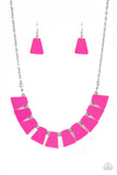 Vivaciously Versatile - Pink Necklace - Paparazzi Accessories Necklace Bedazzle Me Pretty Mobile Fashion Boutique