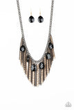 Vixen Conviction - Multi Necklace - Paparazzi Accessories Necklace Bedazzle Me Pretty Mobile Fashion Boutique