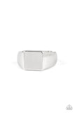 Void - Silver Ring - Paparazzi Accessories Ring Bedazzle Me Pretty Mobile Fashion Boutique