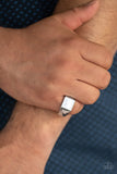 Void - Silver Ring - Paparazzi Accessories Ring Bedazzle Me Pretty Mobile Fashion Boutique