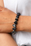 Volcanic Vacay - Silver Bracelet - Paparazzi Accessories Bracelet Bedazzle Me Pretty Mobile Fashion Boutique