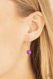 Voyager Vibes - Purple Necklace - Paparazzi Accessories Necklace Bedazzle Me Pretty Mobile Fashion Boutique