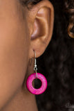 Waikiki Winds - Pink Necklace - Paparazzi Accessories Necklace Bedazzle Me Pretty Mobile Fashion Boutique