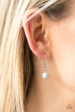Wait and SEA - Silver Necklace - Paparazzi Accessories Necklace Bedazzle Me Pretty Mobile Fashion Boutique
