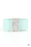 Walk The CATWALK - Green Bracelet - Paparazzi Accessories Bracelet Bedazzle Me Pretty Mobile Fashion Boutique