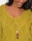 Walk the TWINE - Brown Necklace - Paparazzi Accessories Necklace Bedazzle Me Pretty Mobile Fashion Boutique