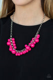 Walk This BROADWAY - Pink Necklace - Paparazzi Accessories Necklace Bedazzle Me Pretty Mobile Fashion Boutique