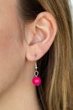 Walk This BROADWAY - Pink Necklace - Paparazzi Accessories Necklace Bedazzle Me Pretty Mobile Fashion Boutique