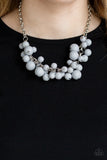 Walk This BROADWAY - Silver Necklace - Paparazzi Accessories Necklace Bedazzle Me Pretty Mobile Fashion Boutique