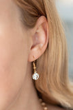 Wall Street Winner - Gold Necklace - Paparazzi Accessories Necklace Bedazzle Me Pretty Mobile Fashion Boutique
