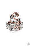 Waltzing Wonders - Brown Ring - Paparazzi Accessories Ring Bedazzle Me Pretty Mobile Fashion Boutique4/22