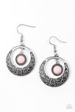 Wandering Waikiki - Pink Earrings - Paparazzi Accessories Earrings Bedazzle Me Pretty Mobile Fashion Boutique