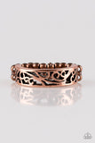 Wandering Wisteria - Copper Ring - Paparazzi Accessories Ring Bedazzle Me Pretty Mobile Fashion Boutique