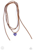 Wanderlust Wardrobe - Blue Necklace - Paparazzi Accessories Necklace Bedazzle Me Pretty Mobile Fashion Boutique