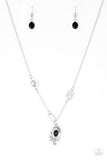 Wanderlust Way - Black Necklace - Paparazzi Accessories Necklace Bedazzle Me Pretty Mobile Fashion Boutique