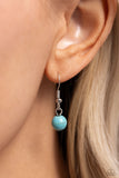 Wanderlust Wrap - Blue Necklace - Paparazzi Accessories Necklace Bedazzle Me Pretty Mobile Fashion Boutique