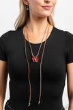Wanderlust Wrap - Blue Necklace - Paparazzi Accessories Necklace Bedazzle Me Pretty Mobile Fashion Boutique