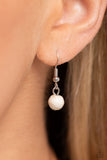 Wanderlust Wrap - White Necklace - Paparazzi Accessories Necklace Bedazzle Me Pretty Mobile Fashion Boutique