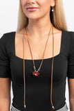 Wanderlust Wrap - White Necklace - Paparazzi Accessories Necklace Bedazzle Me Pretty Mobile Fashion Boutique