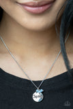 Warm My Heart - Blue Necklace - Paparazzi Accessories Necklace FS-Bedazzle Me Pretty Mobile Fashion Boutique