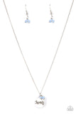 Warm My Heart - Blue Necklace - Paparazzi Accessories Necklace FS-Bedazzle Me Pretty Mobile Fashion Boutique