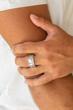 Warm Ups - Silver Ring - Paparazzi Accessories Ring Bedazzle Me Pretty Mobile Fashion Boutique