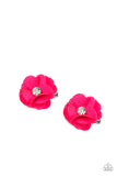 Watch Me Bloom - Pink Hair Clip - Paparazzi Accessories Hair Clip Bedazzle Me Pretty Mobile Fashion Boutique