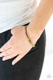 Watch Out For Ice - Brass Bracelet - Paparazzi Accessories Bracelet Bedazzle Me Pretty Mobile Fashion Boutique