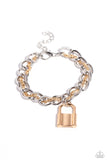 Watch the LOCK - Multi Bracelet - Paparazzi Accessories Bracelet Bedazzle Me Pretty Mobile Fashion Boutique