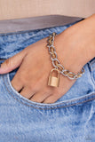 Watch the LOCK - Multi Bracelet - Paparazzi Accessories Bracelet Bedazzle Me Pretty Mobile Fashion Boutique