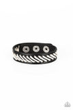 Watch Your BACKPACKER - Black Bracelet - Paparazzi Accessories Bracelet Bedazzle Me Pretty Mobile Fashion Boutique
