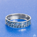 Wavy Whimsy - Blue Bracelet - Paparazzi Accessories Bracelet Bedazzle Me Pretty Mobile Fashion Boutique