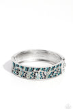 Wavy Whimsy - Blue Bracelet - Paparazzi Accessories Bracelet Bedazzle Me Pretty Mobile Fashion Boutique