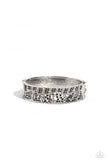 Wavy Whimsy - Silver Bracelet - Paparazzi Accessories Bracelet Bedazzle Me Pretty Mobile Fashion Boutique