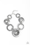 Way Wild - Silver Bracelet - Paparazzi Accessories Bracelet Bedazzle Me Pretty Mobile Fashion Boutique