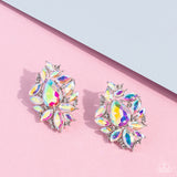 We All Scream for Ice QUEEN - Multi Post Earrings - Paparazzi Accessories Post Earrings Bedazzle Me Pretty Mobile Fashion Boutique