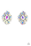We All Scream for Ice QUEEN - Multi Post Earrings - Paparazzi Accessories Post Earrings Bedazzle Me Pretty Mobile Fashion Boutique