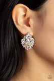We All Scream for Ice QUEEN - Multi Post Earrings - Paparazzi Accessories Post Earrings Bedazzle Me Pretty Mobile Fashion Boutique