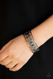 WEAVE An Impression - Black Bracelet - Paparazzi Accessories Bracelet Bedazzle Me Pretty Mobile Fashion Boutique