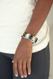 WEAVE High and Dry - Black Bracelet - Paparazzi Accessories Bracelet Bedazzle Me Pretty Mobile Fashion Boutique