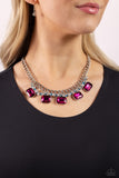 WEAVING Wonder - Blue Necklace - Paparazzi Accessories Necklace Bedazzle Me Pretty Mobile Fashion Boutique