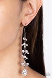 Wedding Day Dazzle - Black Earrings - Paparazzi Accessories Earrings Bedazzle Me Pretty Mobile Fashion Boutique