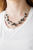 Weekday Wedding - Black Necklace - Paparazzi Accessories Necklace Bedazzle Me Pretty Mobile Fashion Boutique
