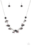 Weekday Wedding - Black Necklace - Paparazzi Accessories Necklace Bedazzle Me Pretty Mobile Fashion Boutique