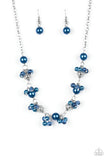 Weekday Wedding - Blue Necklace - Paparazzi Accessories Necklace Bedazzle Me Pretty Mobile Fashion Boutique