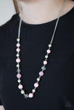 Weekend Getaway - Pink Necklace - Paparazzi Accessories Necklace Bedazzle Me Pretty Mobile Fashion Boutique